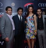 Shahrukh Khan and Deepika Padukone at Audi Delhi Central presented The Brunch Night in Anidra The Lodhi Hotel, Delhi on 5th Aug 2013.JPG